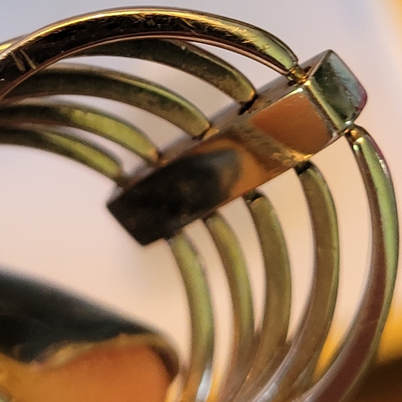 5 band Sterling silver ring - Picture 9 of 9